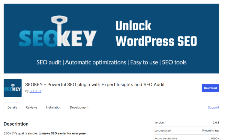 SEOKEY Plugin