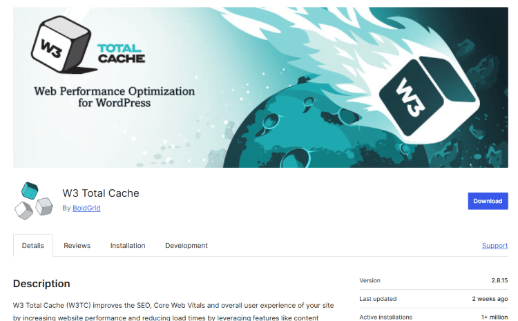 W3 Total Cache plugin