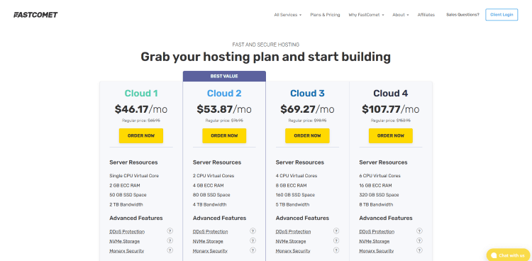 fastcomet cloud hosting