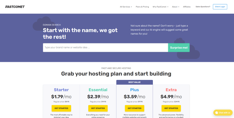 fastcomet cpanel hosting